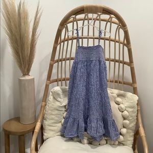 H&M Blue Plaid Dress